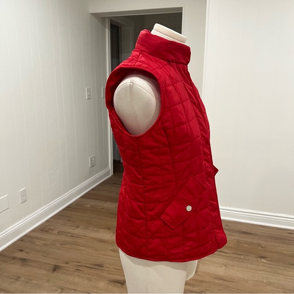 JONES NEW YORK Women's Quilted Zip Front Vest Jacket - Picture 14 of 14